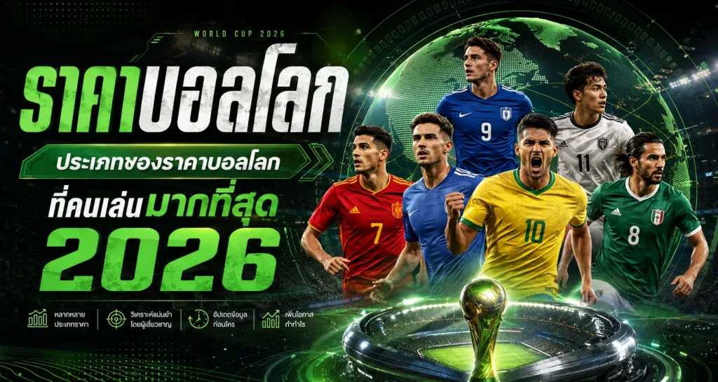 ประเภทของราคาบอลโลก 2026